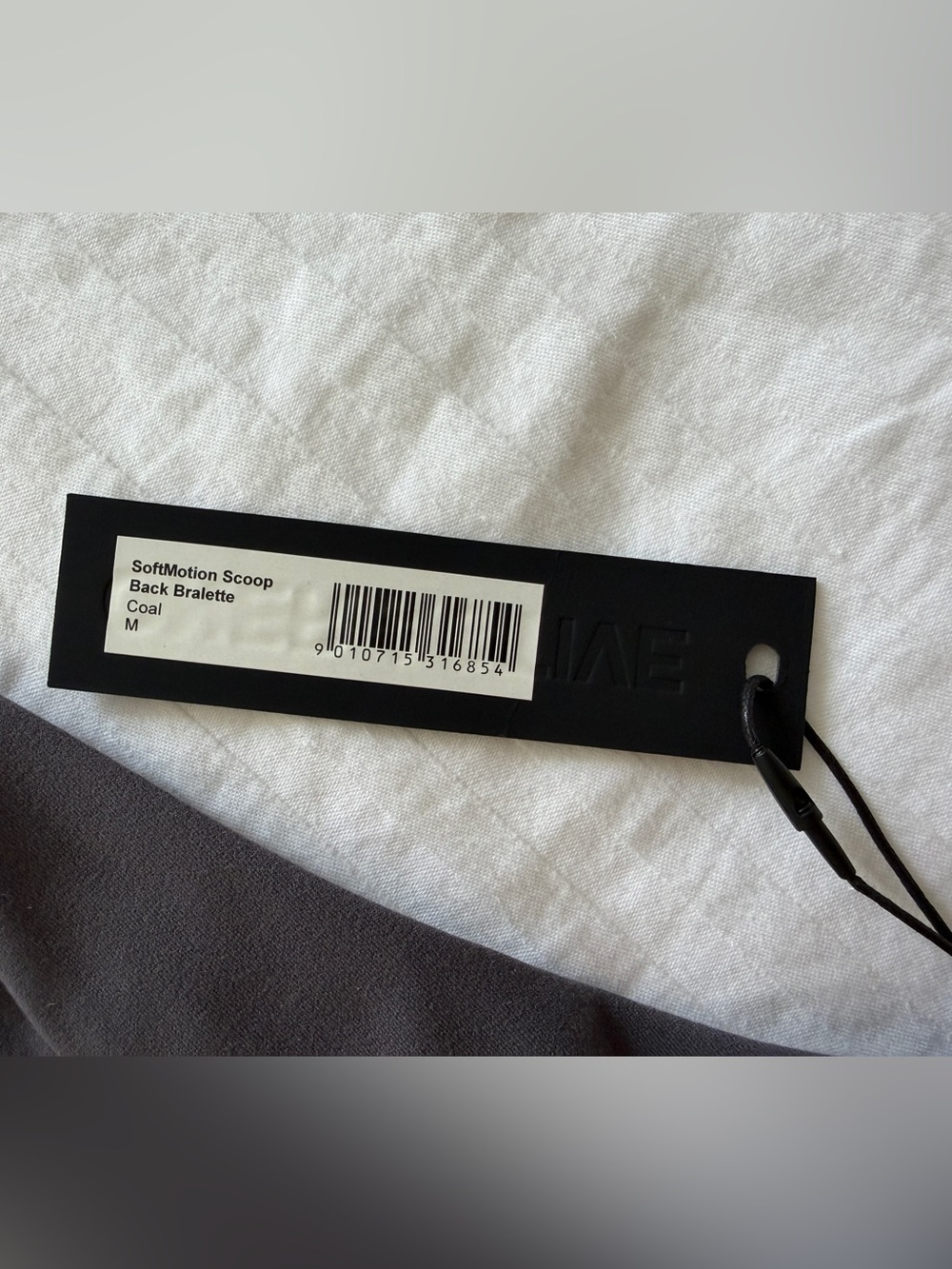 Onet Active SOFTMOTION™ SCOOP BACK BRALETTE WITH GRAY LOGO - Picture 2 of 5